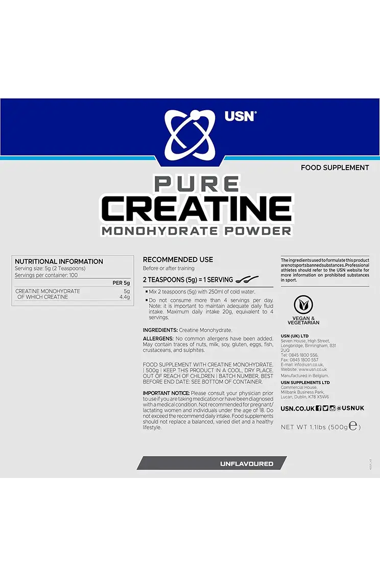 creatine micronized usn