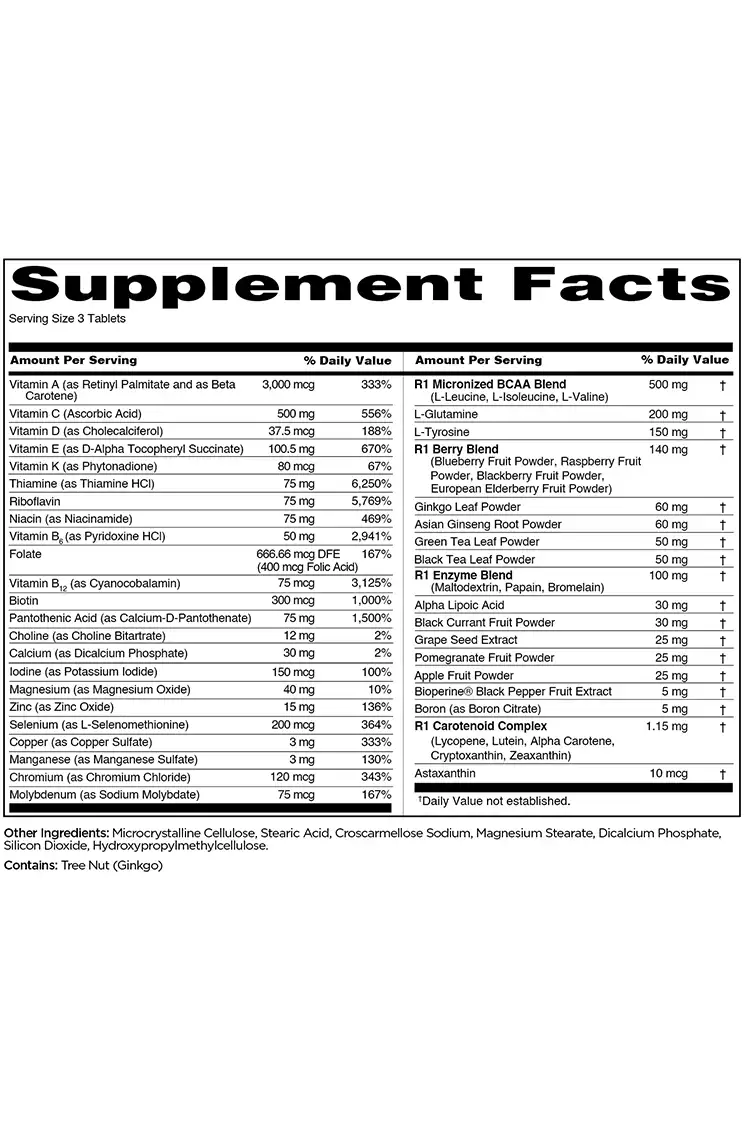 rule 1 multivitamin 90 caps rule 1 multivitamin 90 caps