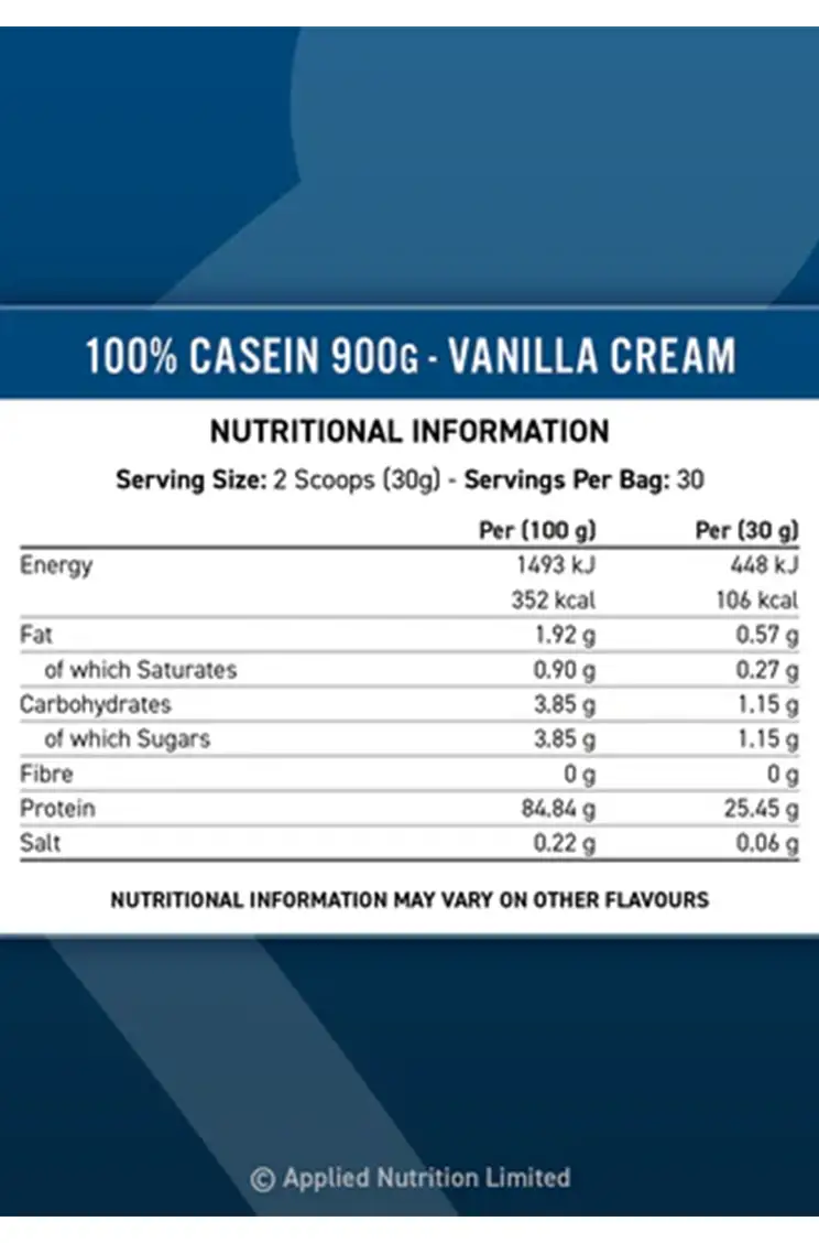 Casein Applied Nutrition 900G