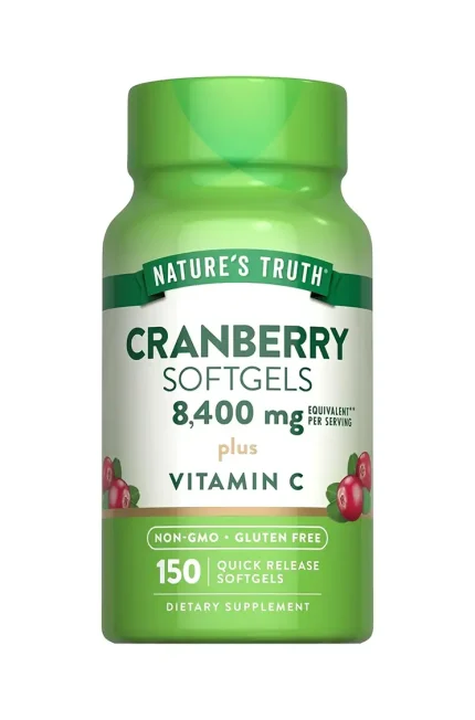 Cranberry 8 400mg plus Vitamin C Nature's Truth