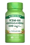 Ashwagndha KSM-66 plus L-Theanine nature's truth