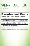 L Carnitine Acetyl 1000mg Nature's Truth