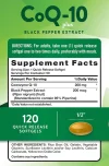 Co Q10 200mg plus Black Pepper Extract Nature's Truth