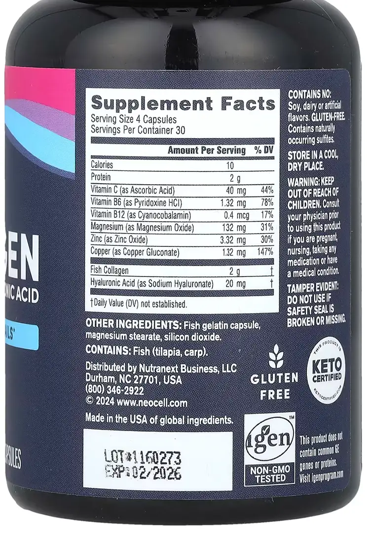 Collagen Marine Neocell facts