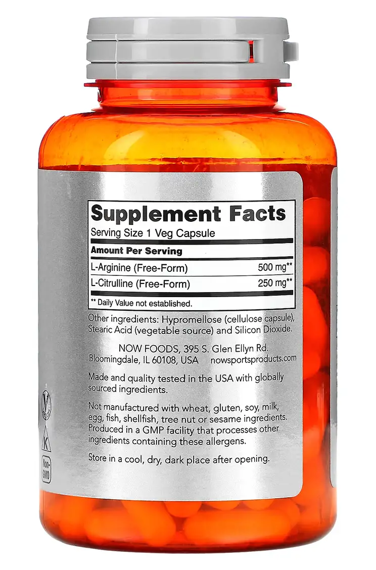 Arginine and Citrulline Now Arginine and Citrulline Now