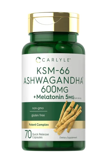 Ashwagndha KSM-66 plus Melatonin Carlyle