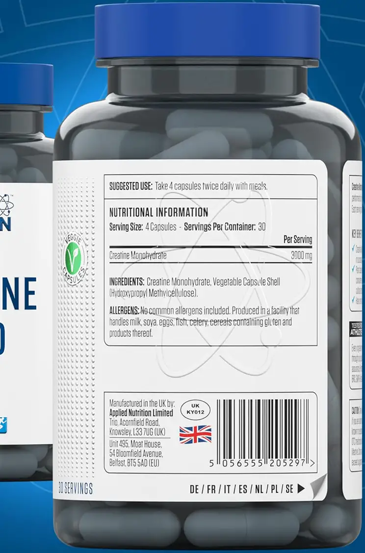 Creatine Capsules Applied Nutrition Creatine Capsules Applied Nutrition