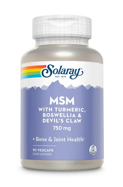 MSM plus Turmeric Solaray