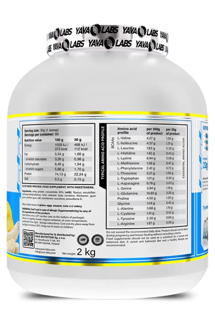Elite Whey Yava labs