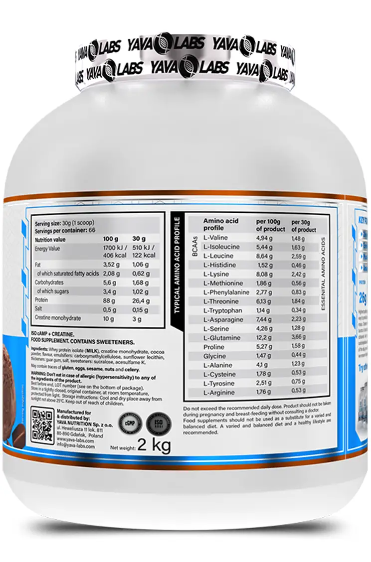 Iso Camp + creatine Yava labs Iso Camp + creatine Yava labs