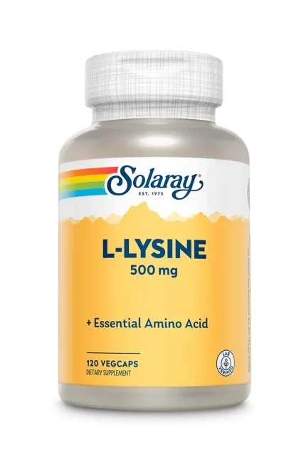 L Lysine 500mg Solaray