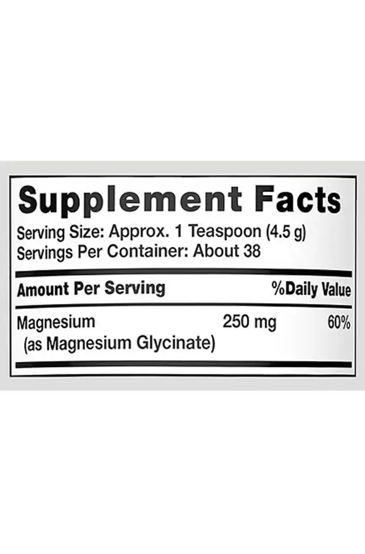 Magnesium Glycinate Powder Nature's Truth