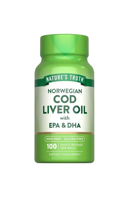 Norwegian Cod Liver oil With EPA,DHA Nature's Truth