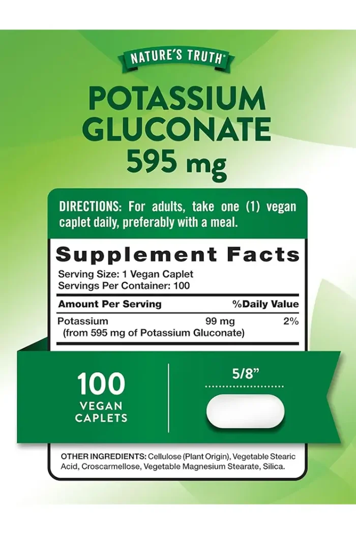 Potassium Gluconate Nature's Truth