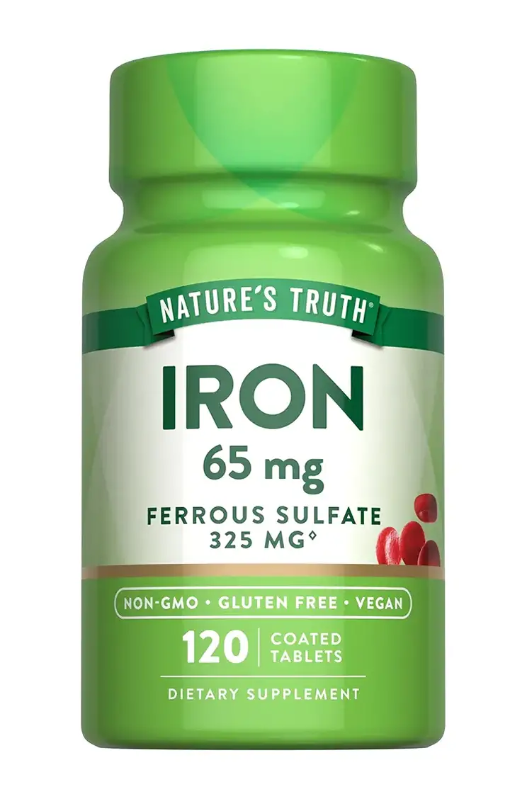 Iron 65mg Ferrous sulphate Nature's Truth Iron 65mg Ferrous sulphate Nature's Truth