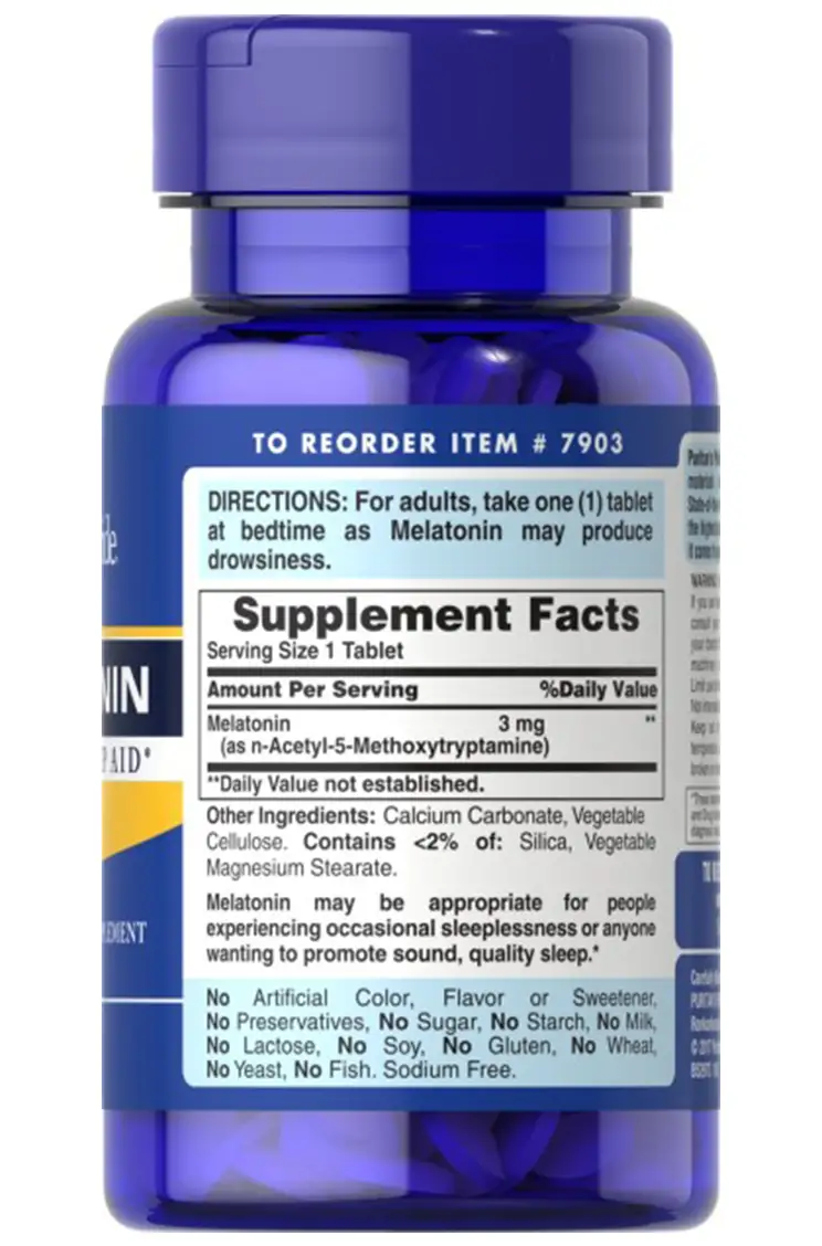 Melatonin Puritan's Pride Melatonin Puritan's Pride