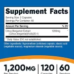 Citrus Bergamot Nutricost Citrus Bergamot Nutricost