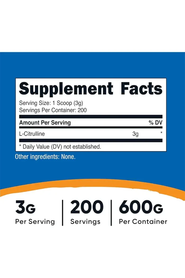 L Citrulline Malate Nutricost