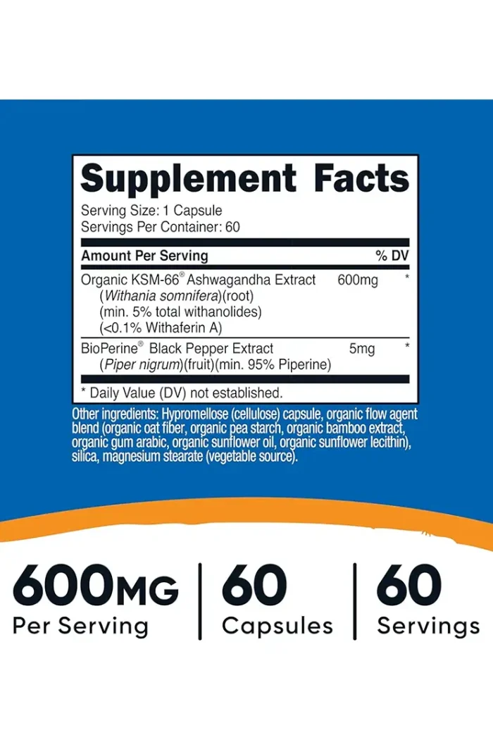 Ashwagndha Ksm Nutricost