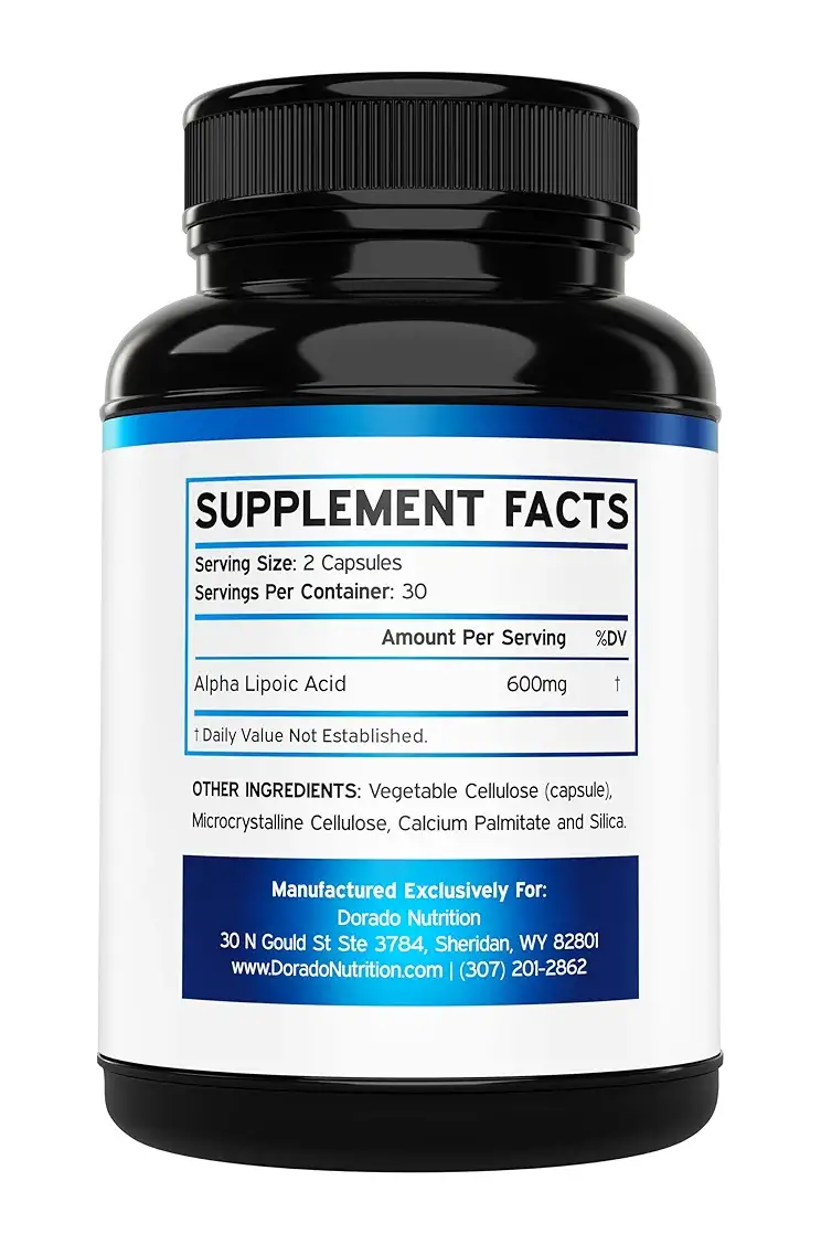 Alpha Lipoic Acid Dorado