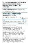 NAD+ Resveratrol Applied Nutrition