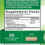 Melatonin With Ashwagndha Nature's Truth Melatonin With Ashwagndha Nature's Truth