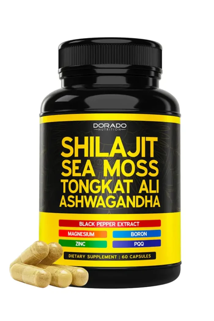 Shilajit with Ashwagndha,Sea Moss, Tongkat Ali Dorado